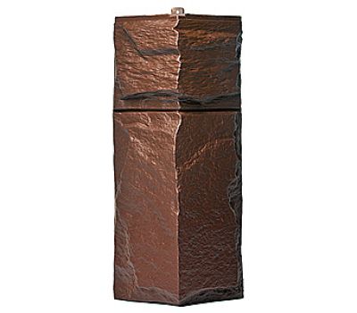 Угол Гранит Леон - Коричневый от производителя  Т-сайдинг по цене 380 р Угол Гранит Леон - Коричневый от производителя  Т-сайдинг по цене 380 р