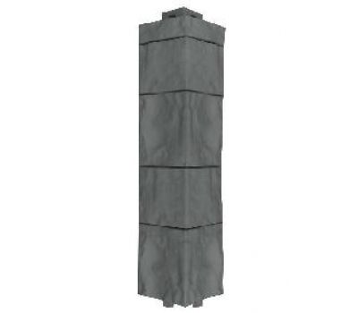 Угол наружный для Цокольного сайдинга Тёмно-серый от производителя Canada Ridge по цене 220 р Угол наружный для Цокольного сайдинга Тёмно-серый от производителя Canada Ridge по цене 220 р