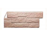 Фасадные панели (цокольный сайдинг) коллекция Камень Крупный - Терракотовый Фасадные панели (цокольный сайдинг) коллекция Камень Крупный - Терракотовый