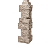 Угол наружный коллекция Дикий камень Песочный