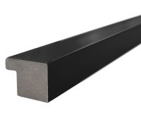 Завершающая рейка к панели 3D Чёрная Завершающая рейка к панели 3D Чёрная