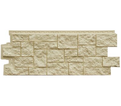 Фасадные панели Стандарт Дикий камень Бежевый от производителя  Grand Line по цене 495 р