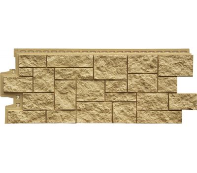 Фасадные панели Стандарт Дикий камень Песочный от производителя  Grand Line по цене 495 р