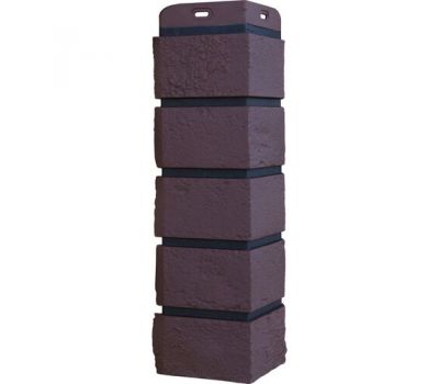 Угол состаренный кирпич Элит Каштан чёрный ШОВ от производителя  Grand Line по цене 756 р Угол состаренный кирпич Элит Каштан чёрный ШОВ от производителя  Grand Line по цене 756 р