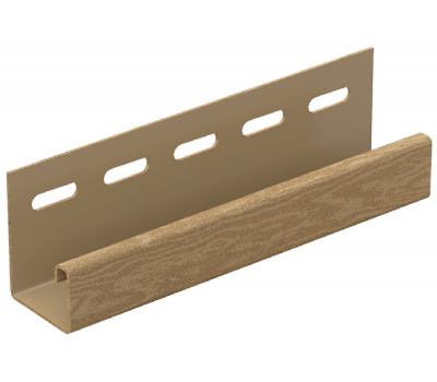 J-планка Timberblock Кедр Янтарный от производителя  Ю-Пласт по цене 0 р