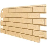 Фасадные панели (цокольный сайдинг) Оптима Кирпич Песочный Фасадные панели (цокольный сайдинг) Оптима Кирпич Песочный