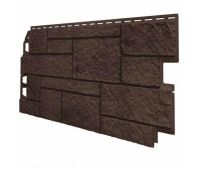 Фасадные панели (цокольный сайдинг) Оптима Песчаник Тёмно-Коричневый Фасадные панели (цокольный сайдинг) Оптима Песчаник Тёмно-Коричневый