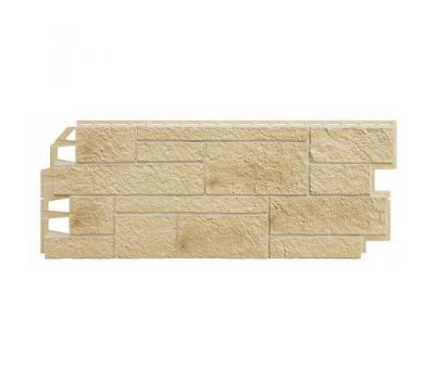 Фасадные панели (цокольный сайдинг) Песчаник Кремовый от производителя  ТЕХНОНИКОЛЬ по цене 640 р Фасадные панели (цокольный сайдинг) Песчаник Кремовый от производителя  ТЕХНОНИКОЛЬ по цене 640 р