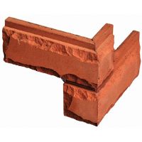 Угловой  элемент«Колотый кирпич» Угловой  элемент«Колотый кирпич»