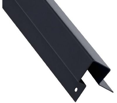 Внешний асимметричный угловой профиль RAL 7024 от производителя  FCS Group по цене 3 685 р Внешний асимметричный угловой профиль RAL 7024 от производителя  FCS Group по цене 3 685 р