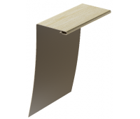 Околооконный профиль универсальный под дерево 89/254 мм Зрелый каштан Околооконный профиль универсальный под дерево 89/254 мм Зрелый каштан