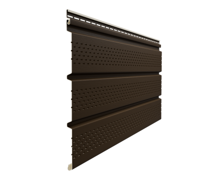 Софит Элит со сплошной перфорацией коричневый (темный дуб) от производителя   по цене 740 р