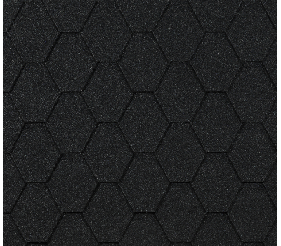 Гибкая черепица Шестигранник Чёрный от производителя  Docke по цене 359 р Гибкая черепица Шестигранник Чёрный от производителя  Docke по цене 359 р