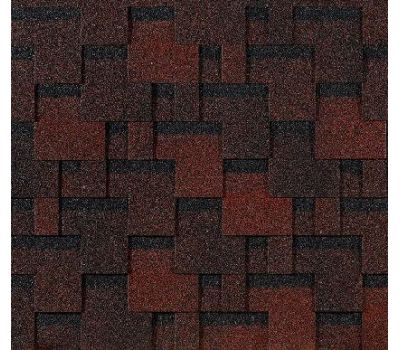 Гибкая черепица Лабиринт Красный от производителя  Docke по цене 359 р