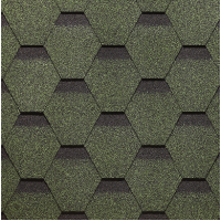 Гибкая черепица Карат Зелёный Гибкая черепица Карат Зелёный