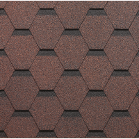 Гибкая черепица Карат Красный Гибкая черепица Карат Красный