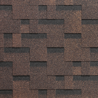 Гибкая черепица Матрица Коричневый Гибкая черепица Матрица Коричневый