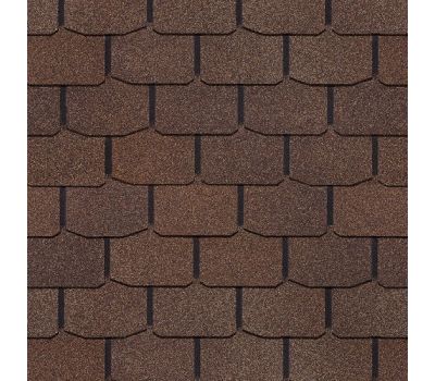 Гибкая черепица СЛАНЕЦ Коричневый от производителя  Docke по цене 636 р Гибкая черепица СЛАНЕЦ Коричневый от производителя  Docke по цене 636 р