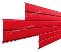 Металлический сайдинг Lбрус-15х240 (ПЭ-01-3020-0.45) Красный насыщенный Металлический сайдинг Lбрус-15х240 (ПЭ-01-3020-0.45) Красный насыщенный