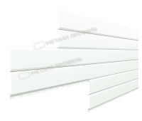 Металлический сайдинг Lбрус-15х240 (ПЭП-01-9003-0.45) Белый Металлический сайдинг Lбрус-15х240 (ПЭП-01-9003-0.45) Белый