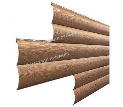 Металлический сайдинг Woodstock-Н-28х330 (ECOSTEEL_T-01-Кедр-0.5) от производителя  Металл Профиль по цене 1 550 р Металлический сайдинг Woodstock-Н-28х330 (ECOSTEEL_T-01-Кедр-0.5) от производителя  Металл Профиль по цене 1 550 р