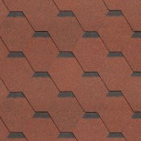 Гибкая черепица Однослойная Классик, коллекция Самба – Рубин