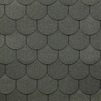 Гибкая черепица КОЛЬЧУГА Зеленый