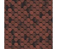 Гибкая черепица однослойная Финская, коллекция Соната – Красный Гибкая черепица однослойная Финская, коллекция Соната – Красный