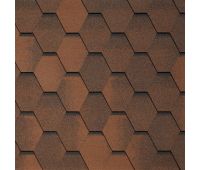Гибкая черепица VENETO marrone 423 Гибкая черепица VENETO marrone 423