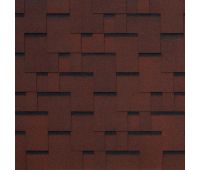 Гибкая черепица SAN REMO rosso 402 Гибкая черепица SAN REMO rosso 402