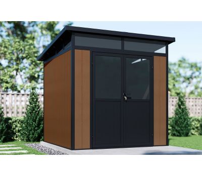 Садовое строение из ДПК Defender 7х7 (4.24 кв.м) от производителя  Lifetime по цене 225 000 р Садовое строение из ДПК Defender 7х7 (4.24 кв.м) от производителя  Lifetime по цене 225 000 р