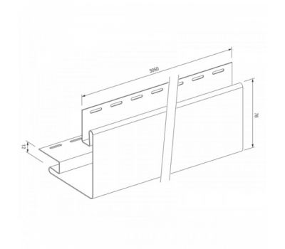 Внешний угол для винилового сайдинга VOX Standart от производителя Vox по цене 930 р Внешний угол для винилового сайдинга VOX Standart от производителя Vox по цене 930 р