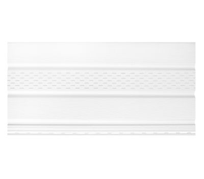 Софит тройной с частичной перфорацией посередине Белый от производителя  Tecos по цене 525 р