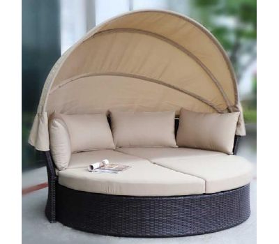 Трансформер-Диван плетеный из иск. ротанга AFM-325B Brown от производителя  Afina по цене 109 500 р Трансформер-Диван плетеный из иск. ротанга AFM-325B Brown от производителя  Afina по цене 109 500 р