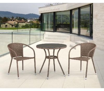 Комплект плетеной мебели из иск. ротанга T282ANT/Y137C-W56 Light Brown 2Pcs от производителя  Afina по цене 25 500 р Комплект плетеной мебели из иск. ротанга T282ANT/Y137C-W56 Light Brown 2Pcs от производителя  Afina по цене 25 500 р