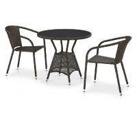 Комплект плетеной мебели из иск. ротанга T707ANS/Y137C-W53 Brown 2Pcs Комплект плетеной мебели из иск. ротанга T707ANS/Y137C-W53 Brown 2Pcs