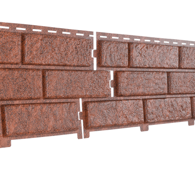 Фасадная панель Стоун Хаус - Кирпич Красный от производителя  Ю-Пласт по цене 0 р Фасадная панель Стоун Хаус - Кирпич Красный от производителя  Ю-Пласт по цене 0 р