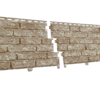 Фасадная панель Стоун Хаус Кварцит - Светло-Бежевый от производителя Ю-Пласт по цене 402 р Фасадная панель Стоун Хаус Кварцит - Светло-Бежевый от производителя Ю-Пласт по цене 402 р