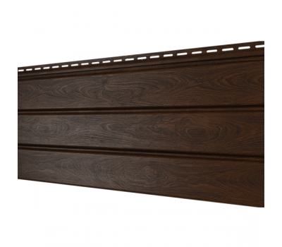 Софит без перфорации Орех тёмный от производителя Ю-Пласт по цене 698 р Софит без перфорации Орех тёмный от производителя Ю-Пласт по цене 698 р