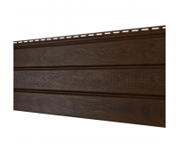 Софит перфорация по центру Орех тёмный Софит перфорация по центру Орех тёмный