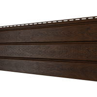 Софит перфорация по центру Орех тёмный