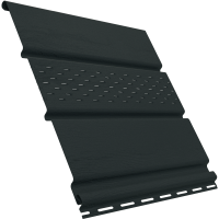 Софит перфорация по центру Графитовый Софит перфорация по центру Графитовый