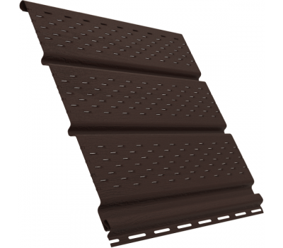 Софит с полной перфорацией Коричневый от производителя Ю-Пласт по цене 597 р Софит с полной перфорацией Коричневый от производителя Ю-Пласт по цене 597 р