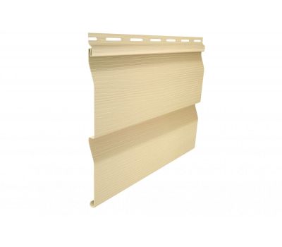 Виниловый сайдинг ,  Корабельный брус  Кремовый от производителя  Ю-Пласт по цене 260 р