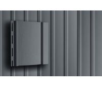 Виниловый вертикальный сайдинг Acryl - Графит