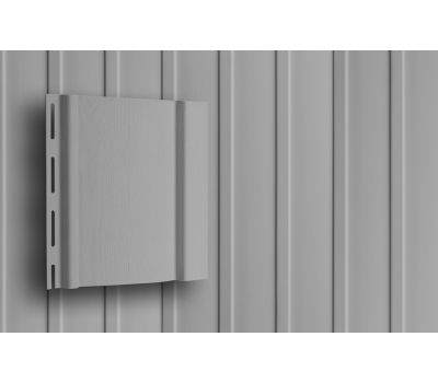 Виниловый вертикальный сайдинг Standart - Серый от производителя  Grand Line по цене 260 р Виниловый вертикальный сайдинг Standart - Серый от производителя  Grand Line по цене 260 р