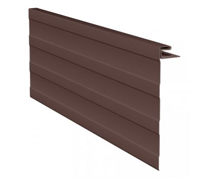 J-фаска ( ветровая, карнизная планка ) коричневая для винилового сайдинга от производителя  Россия по цене 720 р J-фаска ( ветровая, карнизная планка ) коричневая для винилового сайдинга от производителя  Россия по цене 720 р
