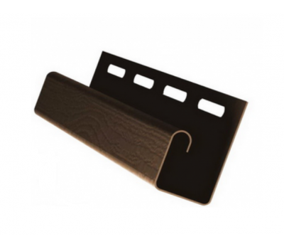 J-профиль (J-trim) коричневый для винилового сайдинга от производителя  Россия по цене 260 р J-профиль (J-trim) коричневый для винилового сайдинга от производителя  Россия по цене 260 р