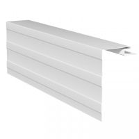 Приоконная планка (околооконный профиль) белый для сайдинга
