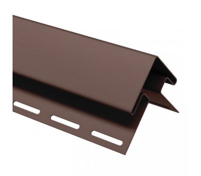 Внешний (наружный) угол коричневый для винилового сайдинга от производителя  Россия по цене 720 р Внешний (наружный) угол коричневый для винилового сайдинга от производителя  Россия по цене 720 р